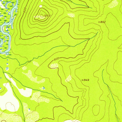 United States Geological Survey Nulato B-1, AK (1952, 63360-Scale) digital map
