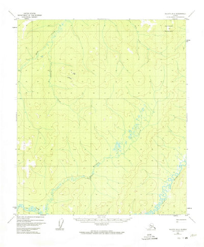 United States Geological Survey Nulato B-2, AK (1952, 63360-Scale) digital map