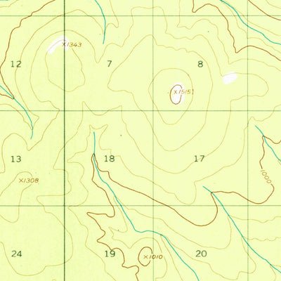 United States Geological Survey Nulato B-2, AK (1952, 63360-Scale) digital map