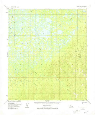 United States Geological Survey Nulato B-4, AK (1952, 63360-Scale) digital map