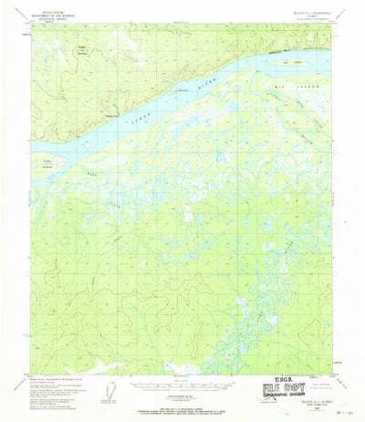United States Geological Survey Nulato C-1, AK (1952, 63360-Scale) digital map