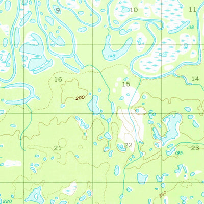 United States Geological Survey Nulato C-1, AK (1952, 63360-Scale) digital map