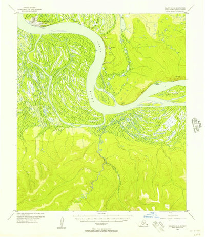 United States Geological Survey Nulato C-2, AK (1952, 63360-Scale) digital map