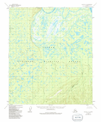 United States Geological Survey Nulato C-3, AK (1952, 63360-Scale) digital map