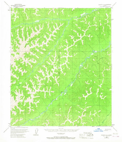 United States Geological Survey Nulato C-6, AK (1953, 63360-Scale) digital map