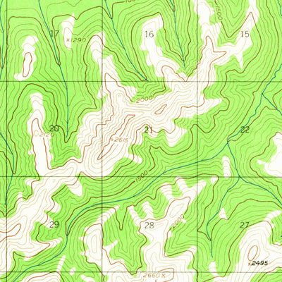 United States Geological Survey Nulato C-6, AK (1953, 63360-Scale) digital map
