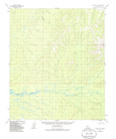 United States Geological Survey Nulato D-1, AK (1952, 63360-Scale) digital map
