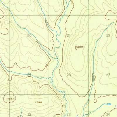 United States Geological Survey Nulato D-1, AK (1952, 63360-Scale) digital map