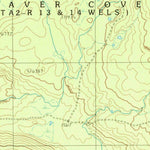 United States Geological Survey Number Four Mountain, ME (1988, 24000-Scale) digital map