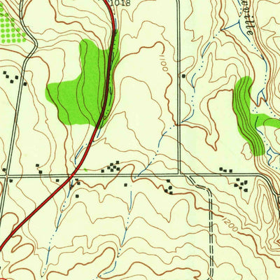 United States Geological Survey Nunda, NY (1943, 24000-Scale) digital map