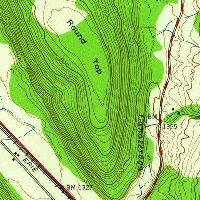 United States Geological Survey Nunda, NY (1943, 24000-Scale) digital map