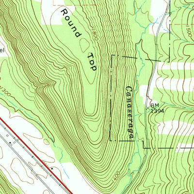 United States Geological Survey Nunda, NY (1972, 24000-Scale) digital map