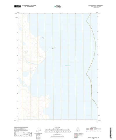 United States Geological Survey Nunivak Island A-2 NW, AK (2020, 25000-Scale) digital map
