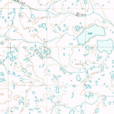 United States Geological Survey Nunivak Island A-5, AK (1952, 63360-Scale) digital map