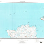 United States Geological Survey Nunivak Island, AK (1954, 250000-Scale) digital map