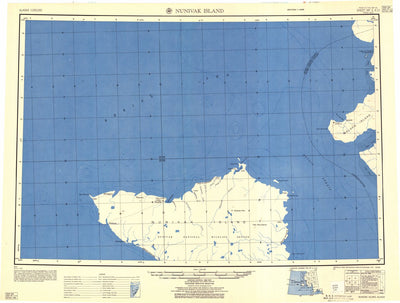 United States Geological Survey Nunivak Island, AK (1958, 250000-Scale) digital map