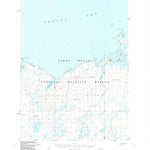 United States Geological Survey Nunivak Island B-4, AK (1952, 63360-Scale) digital map