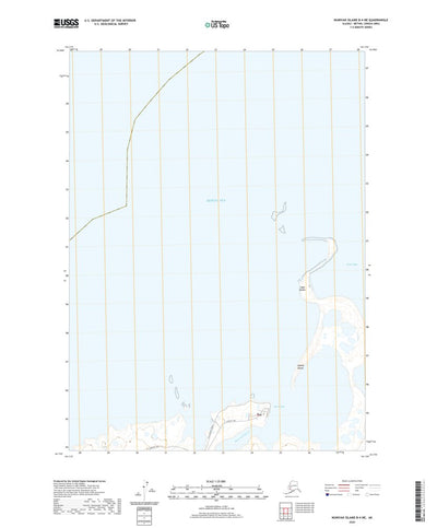 United States Geological Survey Nunivak Island B-4 NE, AK (2020, 25000-Scale) digital map