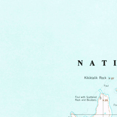 United States Geological Survey Nunivak Island B-5, AK (1952, 63360-Scale) digital map