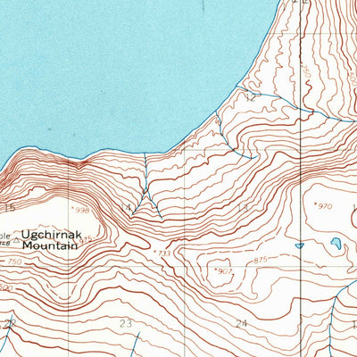 United States Geological Survey Nunivak Island C-1, AK (1954, 63360-Scale) digital map