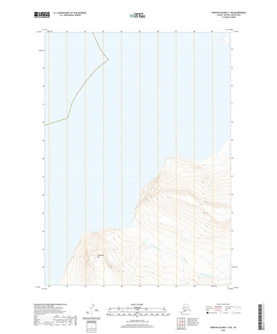 United States Geological Survey Nunivak Island C-1 NE, AK (2020, 25000-Scale) digital map