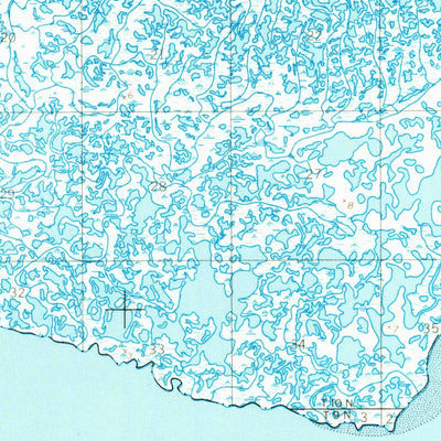 United States Geological Survey Nunivak Island D-1, AK (1954, 63360-Scale) digital map