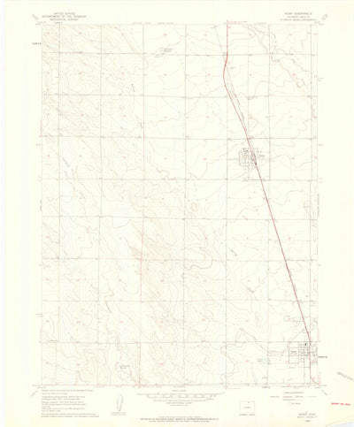 United States Geological Survey Nunn, CO (1960, 24000-Scale) digital map
