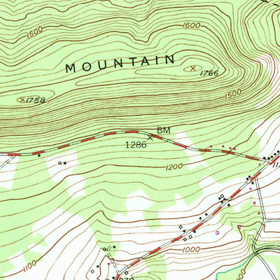 United States Geological Survey Nuremberg, PA (1955, 24000-Scale) digital map