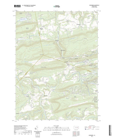 United States Geological Survey Nuremberg, PA (2023, 24000-Scale) digital map
