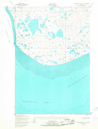 United States Geological Survey Nushagak Bay C-1, AK (1952, 63360-Scale) digital map