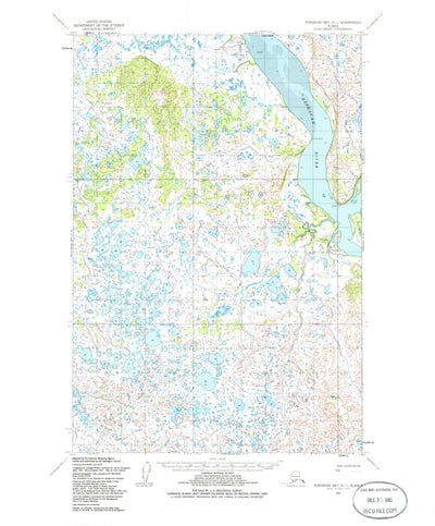 United States Geological Survey Nushagak Bay D-1, AK (1952, 63360-Scale) digital map
