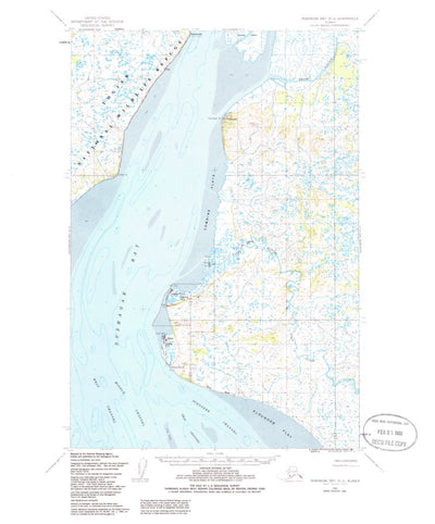 United States Geological Survey Nushagak Bay D-2, AK (1952, 63360-Scale) digital map