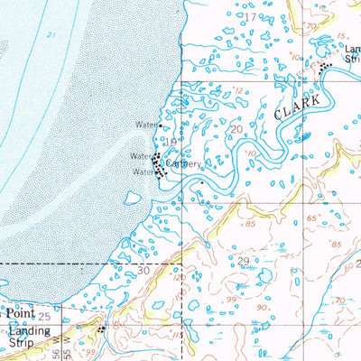 United States Geological Survey Nushagak Bay D-2, AK (1952, 63360-Scale) digital map