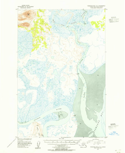 United States Geological Survey Nushagak Bay D-3, AK (1952, 63360-Scale) digital map