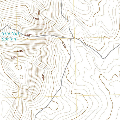 United States Geological Survey Nut Mountain, NV (2021, 24000-Scale) digital map