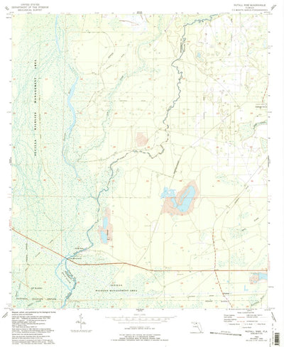 United States Geological Survey Nutall Rise, FL (1955, 24000-Scale) digital map