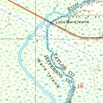 United States Geological Survey Nutall Rise, FL (1955, 24000-Scale) digital map