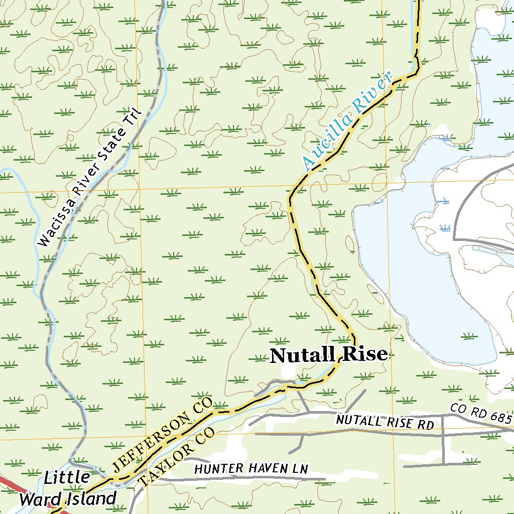 Nutall Rise, FL (2021, 24000-Scale) Map by United States Geological ...