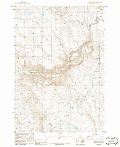 United States Geological Survey Nutmeg Flat, ID (1986, 24000-Scale) digital map