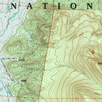 United States Geological Survey Nutrioso, AZ (1997, 24000-Scale) digital map