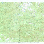 United States Geological Survey Nutrioso, AZ-NM (1981, 100000-Scale) digital map
