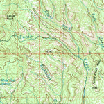 United States Geological Survey Nutrioso, AZ-NM (1981, 100000-Scale) digital map