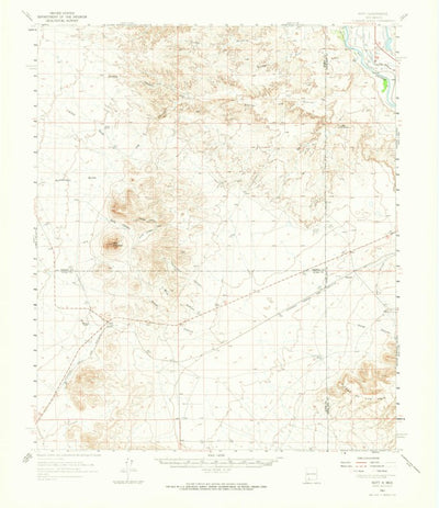 United States Geological Survey Nutt, NM (1961, 62500-Scale) digital map