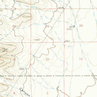 United States Geological Survey Nutt, NM (1961, 62500-Scale) digital map