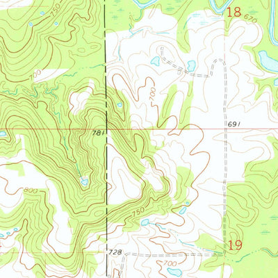 United States Geological Survey Nuyaka, OK (1973, 24000-Scale) digital map