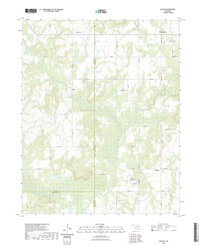 United States Geological Survey Nuyaka, OK (2022, 24000-Scale) digital map