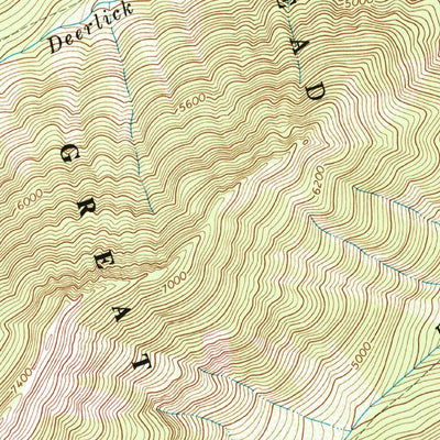 United States Geological Survey Nyack, MT (1964, 24000-Scale) digital map