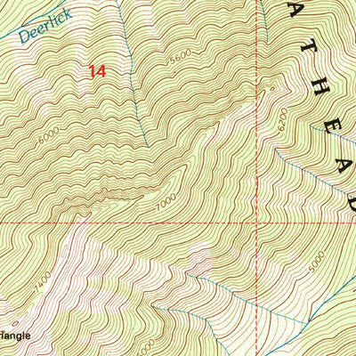 United States Geological Survey Nyack, MT (1994, 24000-Scale) digital map