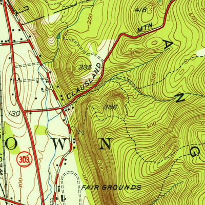 United States Geological Survey Nyack, NY-NJ (1940, 24000-Scale) digital map