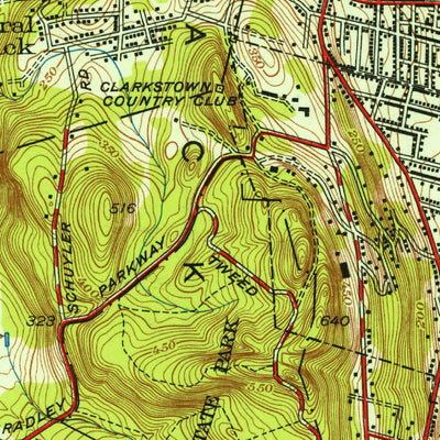 United States Geological Survey Nyack, NY-NJ (1940, 24000-Scale) digital map